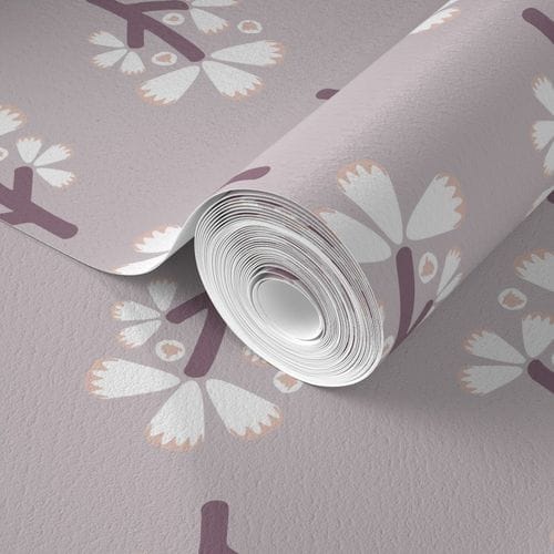Textured wall paper design lilac
