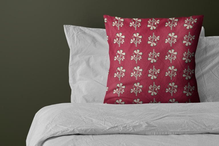 Surface Pattern Design - Cushion flower design